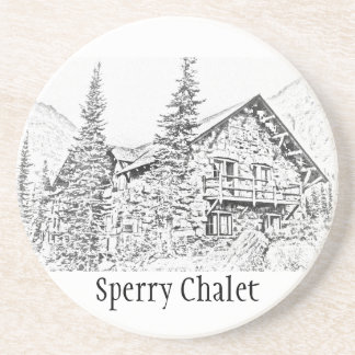 Dessous de verre commémoratifs de chalet de Sperry