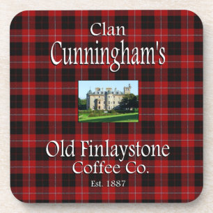 Dessous-de-verre Compagnie de café Old Finlaystone du Clan Cunningh
