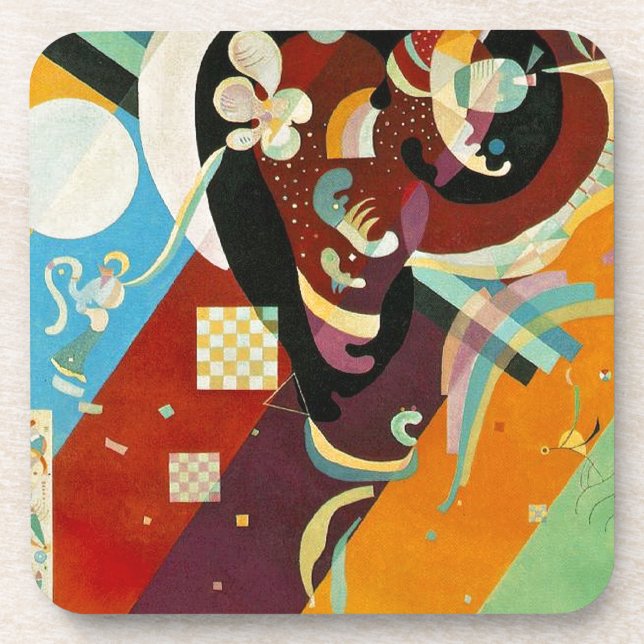 Dessous-de-verre Compositon Abstrait Kandinsky IX (Devant)