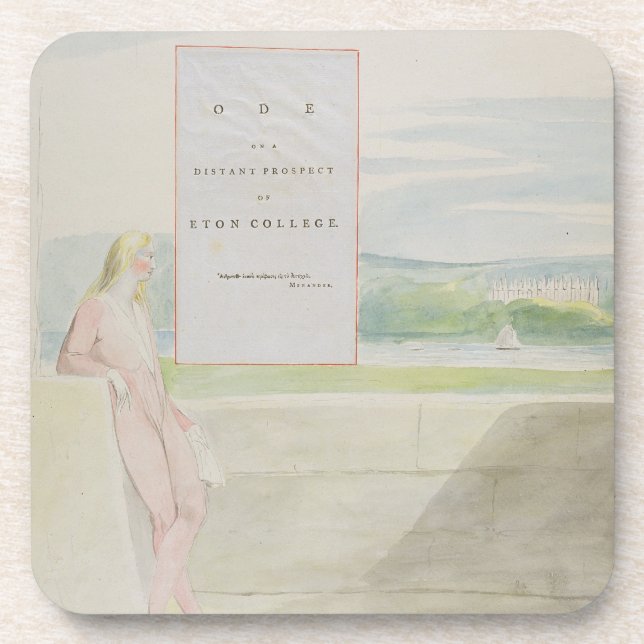 Dessous-de-verre Conception 13 pour la 'ode sur une perspective (Devant)