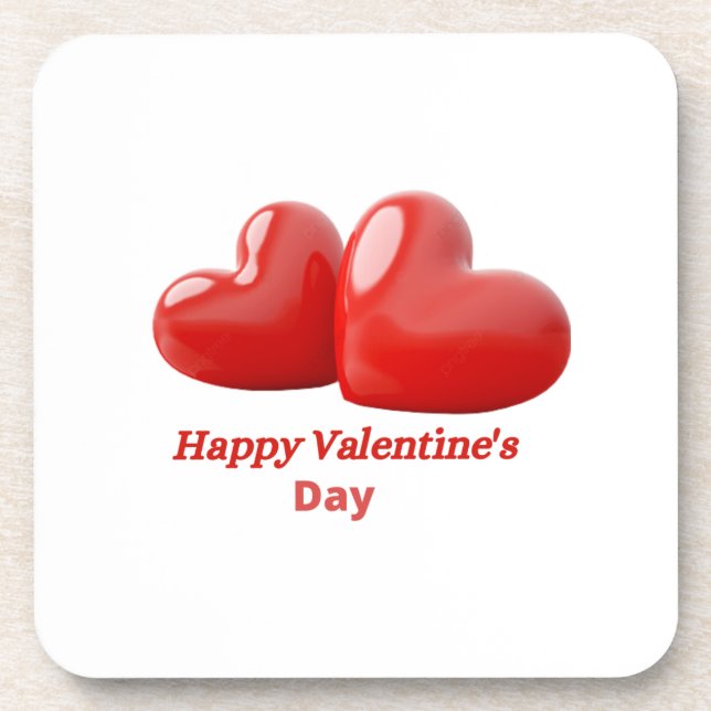 Dessous-de-verre Conception cardiaque 3D (Devant)