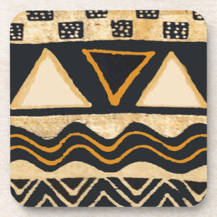 Dessous-de-verre Conception d'art amérindien tribal du Sud-Ouest