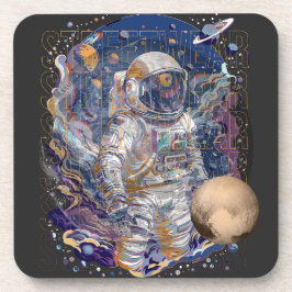 Dessous-de-verre Conception d'astronaute