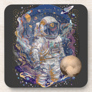 Dessous-de-verre Conception d'astronaute