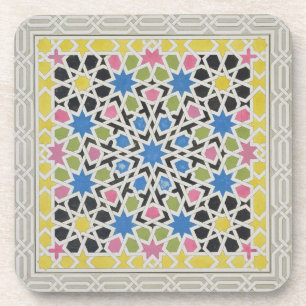 Dessous-de-verre Conception de mosaïque d'Alhambra, 'de l'Arabe
