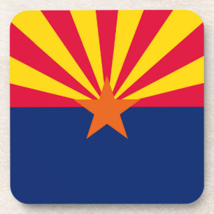 Dessous-de-verre Conception du drapeau de l'État de l'Arizona