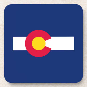 Dessous-de-verre Conception du drapeau de l'État du Colorado
