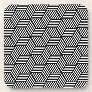 Dessous-de-verre Conception géométrique d'art de motif