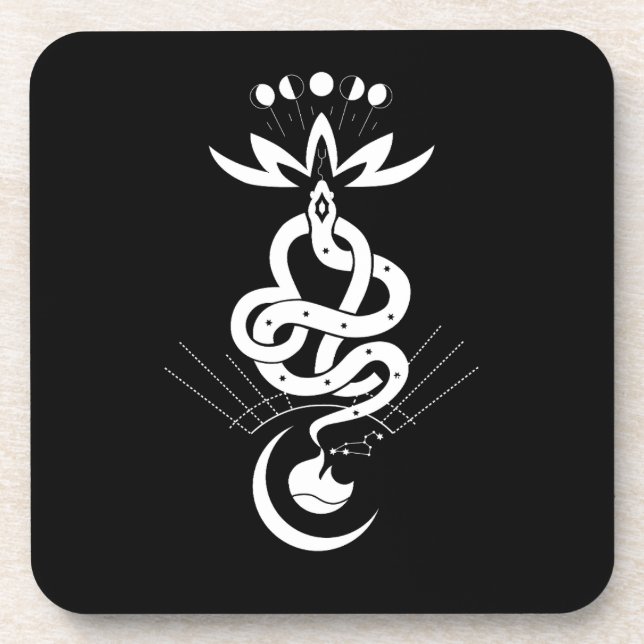 Dessous-de-verre Conception originale pour 2025 Snake, Lion (Devant)