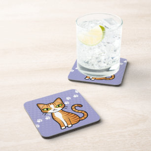 Dessous-de-verre Concevez votre propre chat de bande dessinée