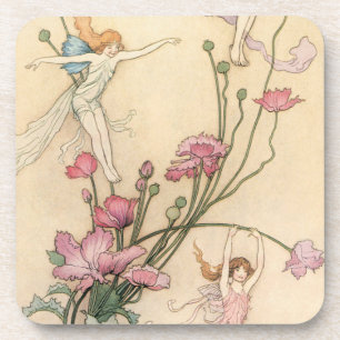 Dessous-de-verre Contes De Fées vintages, Trois Esprits Pleins De J