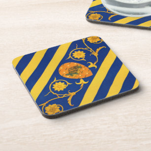 Dessous-de-verre Contrada della Tartuca (Tortoise) Palio di Siena