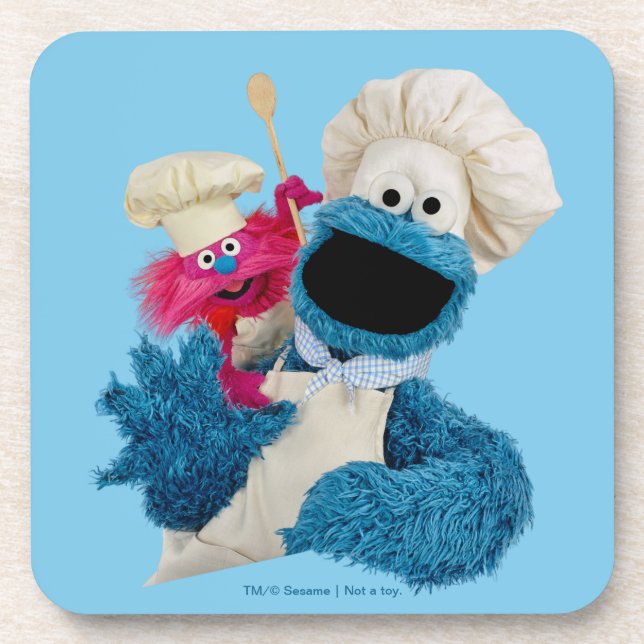 Dessous-de-verre Cookie Monster's Foodie Truck Friends (Devant)