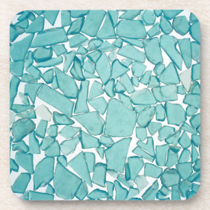 Dessous-de-verre Copie nautique en verre de mer turquoise