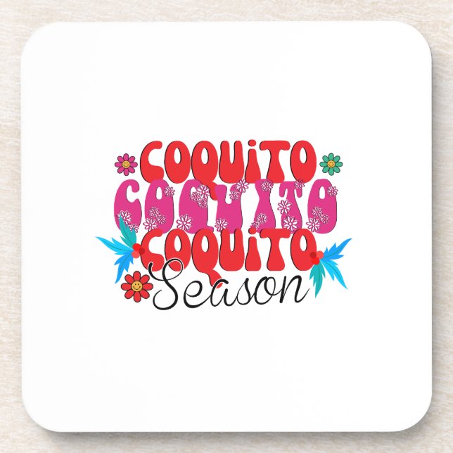 Dessous-de-verre Coquito Season, jour national de la coquito (Devant)