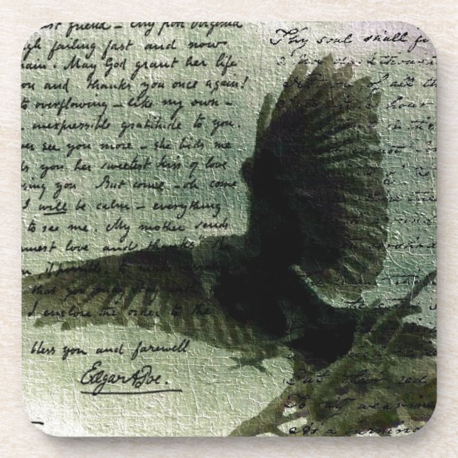 Dessous-de-verre Corbeau 3 (Devant)