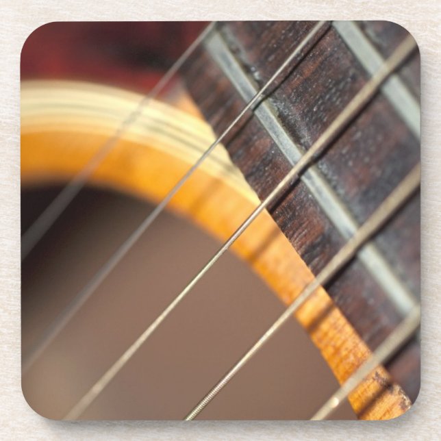 Dessous-de-verre Cordes de guitare accoustique (Devant)