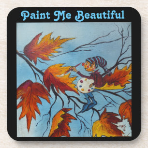 Dessous de verre Cork Set Ann Hayes Pixie Peinture