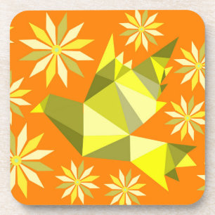 DESSOUS-DE-VERRE CÔTE DE LA BOISSON D'OISEAU FLEUVE