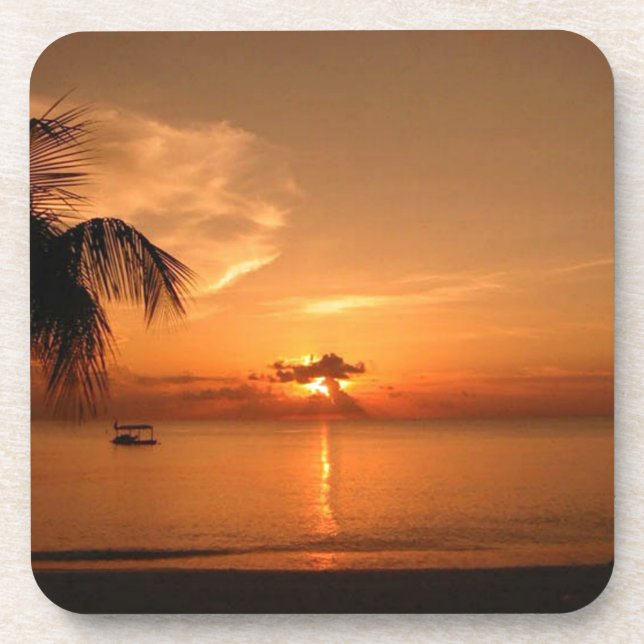 Dessous-de-verre coucher de soleil (Devant)