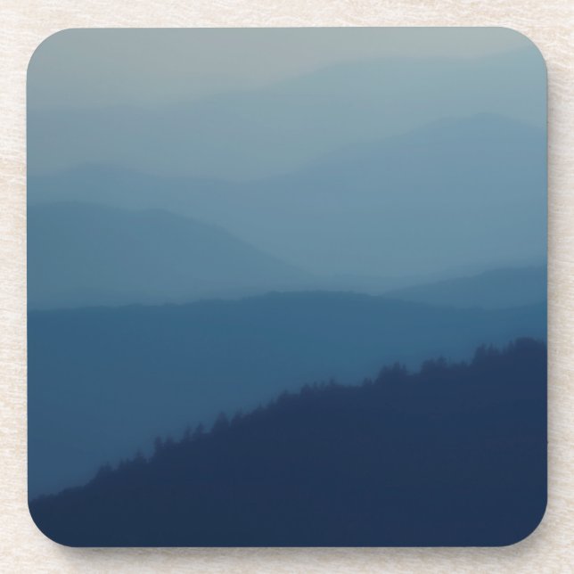 Dessous-de-verre Couches bleues (Devant)