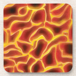 Dessous-de-verre Coulée de lave
