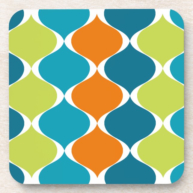Dessous-de-verre Couleur de fond diy PixDezines mod ogee (Devant)