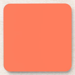 Dessous-de-verre Couleur Orange traditionnelle scandaleuse Coordonn