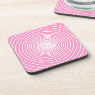 Dessous-de-verre Couleurs personnalisées Beverage Coaster - Amour -