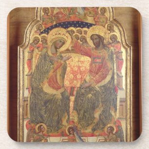Dessous-de-verre Couronnement de la Vierge, 1372