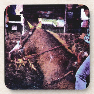 Dessous-de-verre Cowgirl et Horse