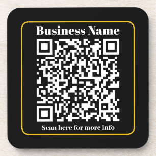 Dessous-de-verre Créer un code QR d'entreprise instantanément scann