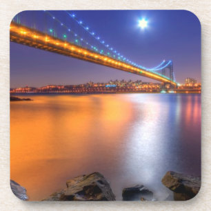 Dessous-de-verre Crépuscule, George Washington BridgePalisades, NJ