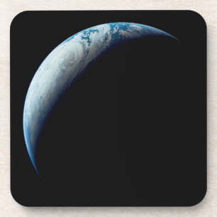 Dessous-de-verre Crescent Terre De La Mission Apollo 4. 2