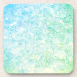 Dessous-de-verre Cristal vert et bleu