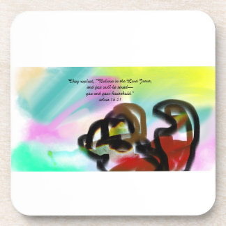 Dessous-de-verre Crois en Jésus