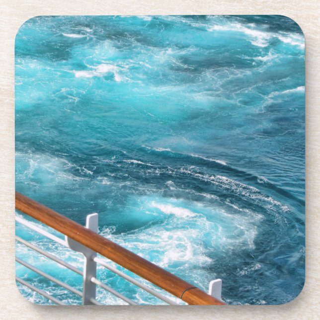 Dessous-de-verre Croisière des Bahamas - Réveil Turquoise (Devant)