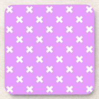 Croix blanches sur lilas