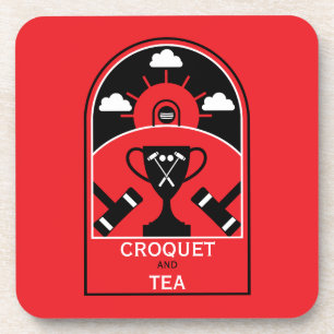 Dessous-de-verre Croquet sur gazon