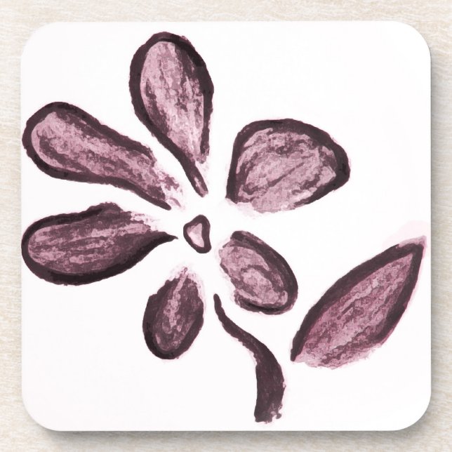 Dessous-de-verre Croquis de fleurs (Devant)