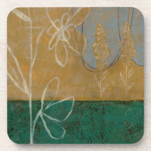 Dessous-de-verre Croquis floral avec Fleur sauvage et Plante