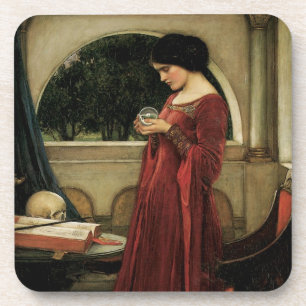 Dessous-de-verre Crystal Ball by John William Waterhouse