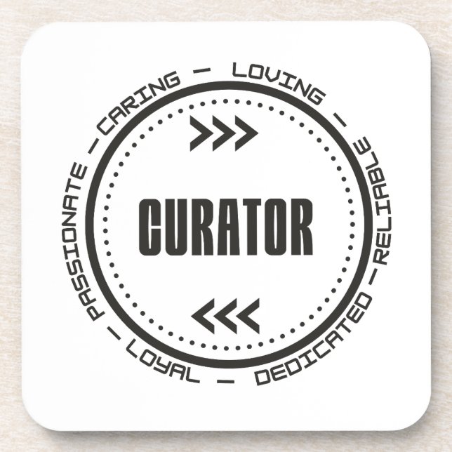 Dessous-de-verre Curateur Extraordinaire (Devant)