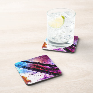 Dessous-de-verre Curbe de bus métallique Miami Beverage Coaster