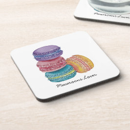 Dessous-de-verre Cute Rainbow Macaroons In Watercolor