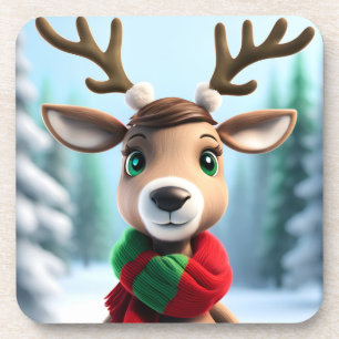 Dessous-de-verre Cute Reindeer