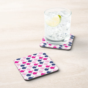 Dessous-de-verre Cute Whales, Pattern of Whales, Sea Animals