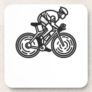 Dessous-de-verre cycliste