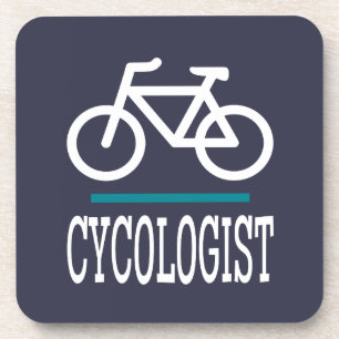 Dessous-de-verre CYCOLOGIST Drôle Vélos à vélo Amour