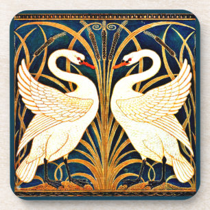 Dessous-de-verre Cygne et Jonc et Iris,
